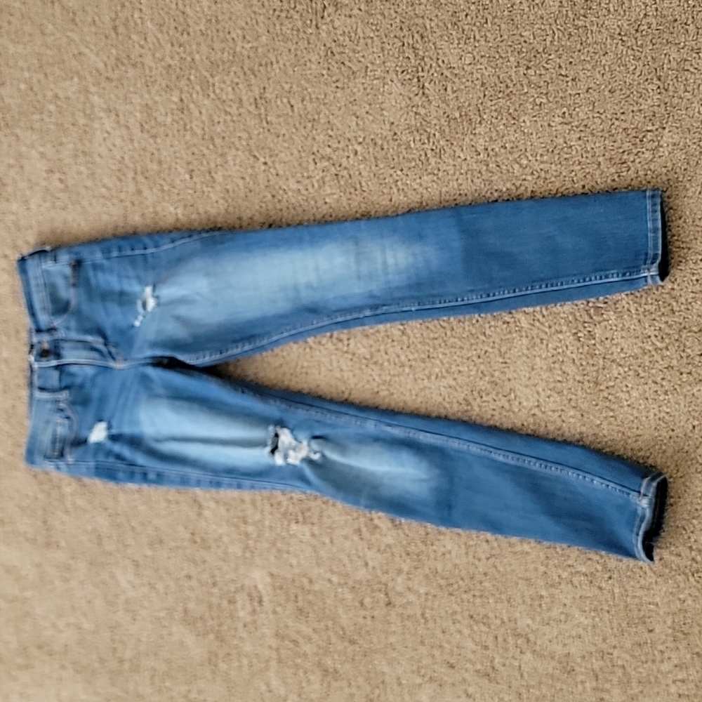 High rise super skinny jeans